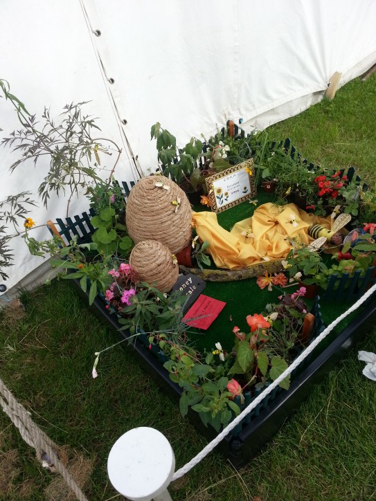 a bee related garden